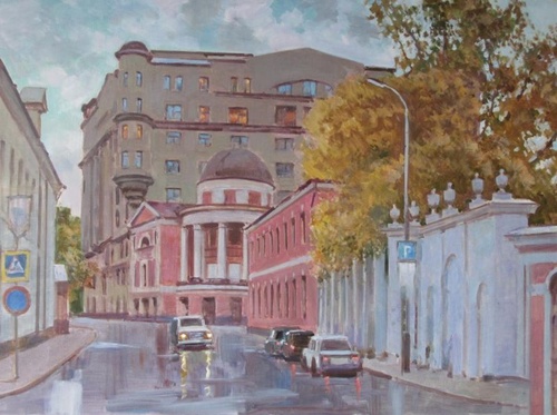 Погорельский переулок - картина В.А.Лаповка