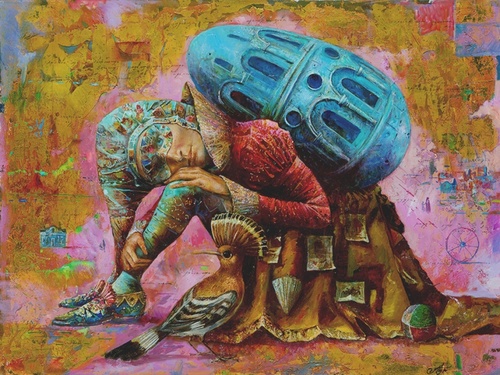 Течение рек, картина С.Н.Лукьянова