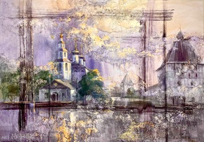 Церковь Рождества Богородицы - картина М.Н.Жгивалевой