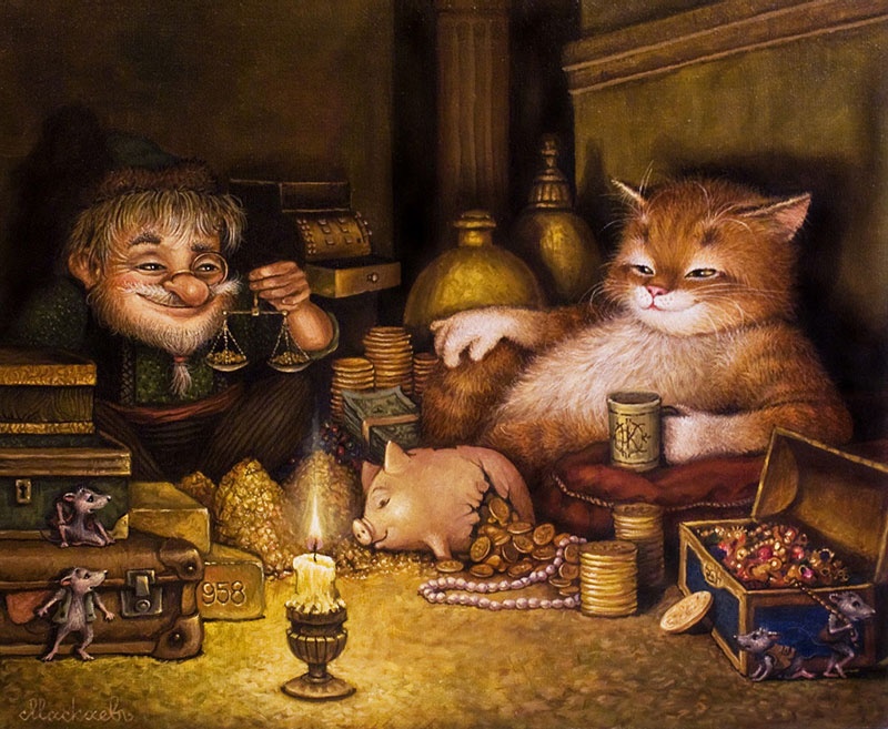 Деньги любят счет картина А.В.Маскаева