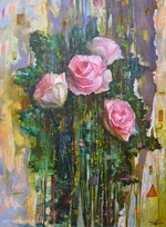 Розы 2 - картина С.Н.Лукьянова