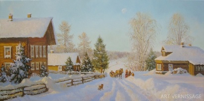 Родное тепло - картина В.Ю.Жданова
