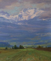 Там горы высокие - картина А.И.Бабича